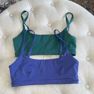 Balance athletica sports bras Size M (A-C) Colors: jade and sapphire